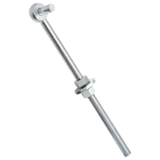 National Hardware® Bolt Hook – 5/8" x 12", Zinc-Plated Gate Hinge Hook