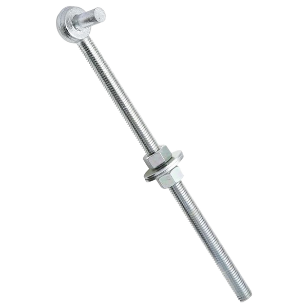 National Hardware® Bolt Hook – 5/8" x 12", Zinc-Plated Gate Hinge Hook