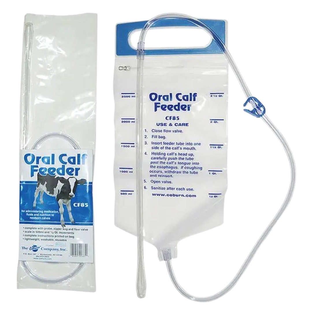 Oral Calf Feeder Bag with Feeding Tube – Safe, Controlled Colostrum & Electrolyte Delivery