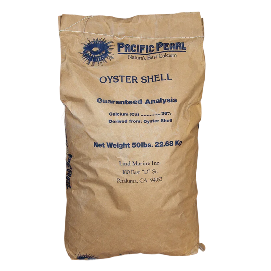 Oyster Shells - 50 lb - Calcium Supplement for Laying Hens