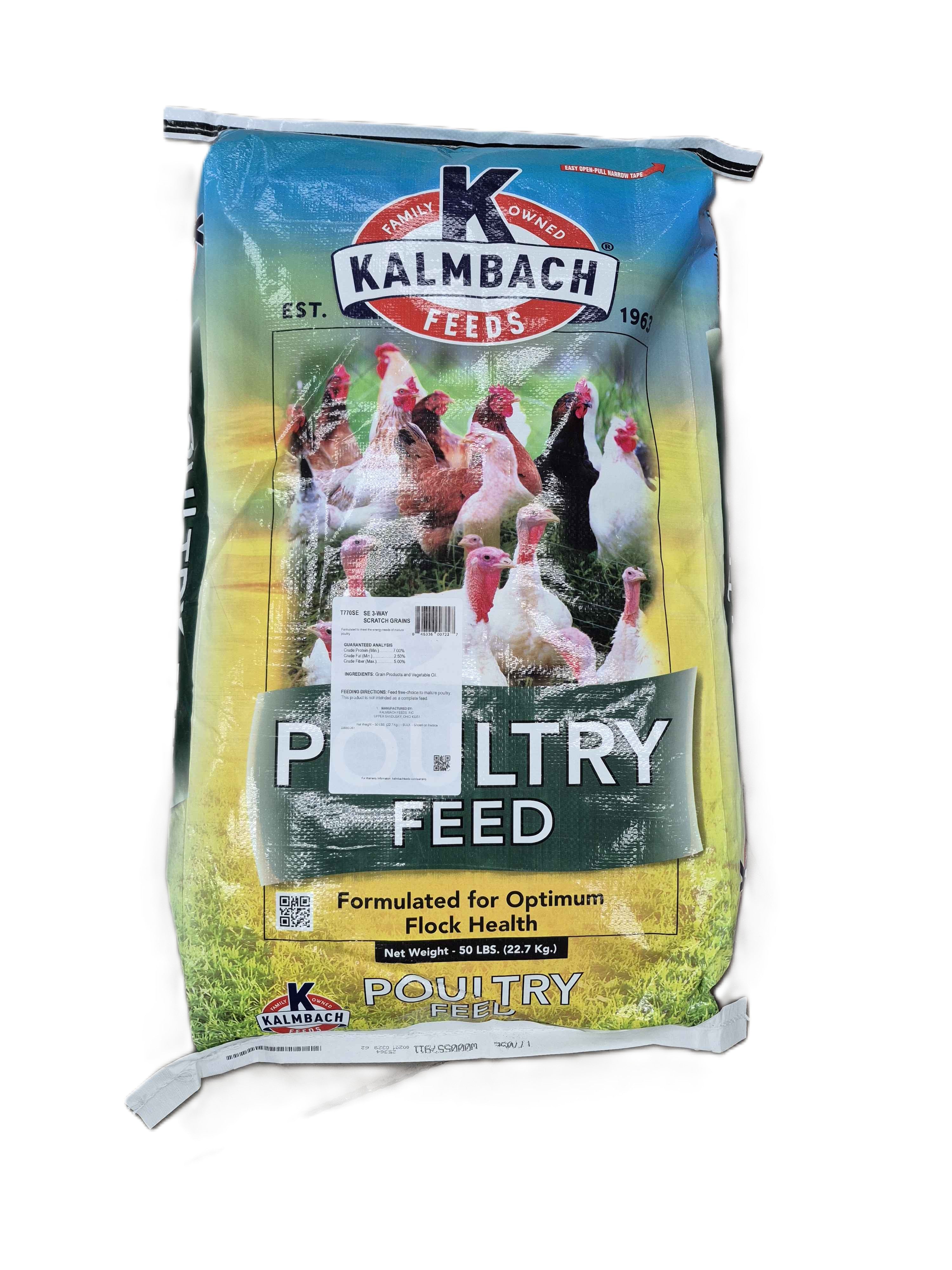 Kalmbach 3 Way Scratch Grain - 50 lb