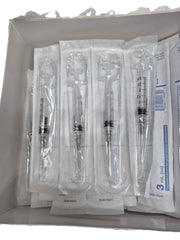3 mL Luer Lock Syringe Sterile, Individually Wrapped