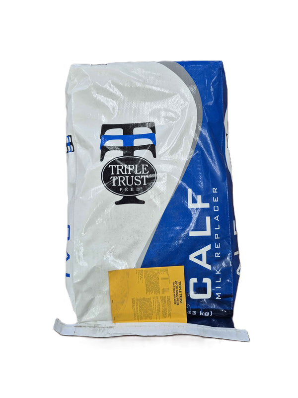 Triple Trust 20/20 Milk Replacer – All-Milk Formula for Calves - 25 lb