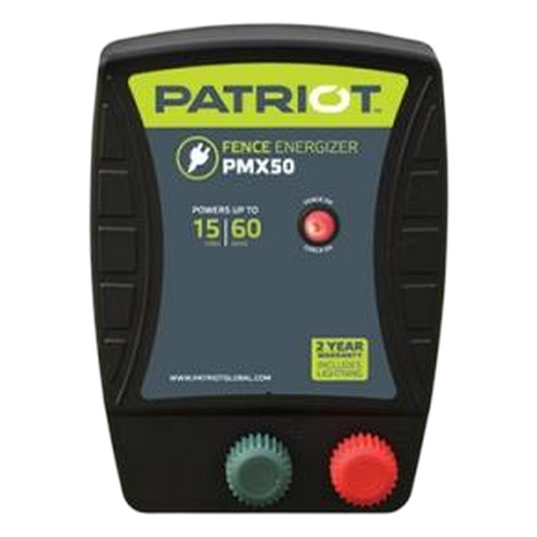 Patriot® PMX 50 Fence Charger – 15 Mile / 60 Acre 110V AC Energizer