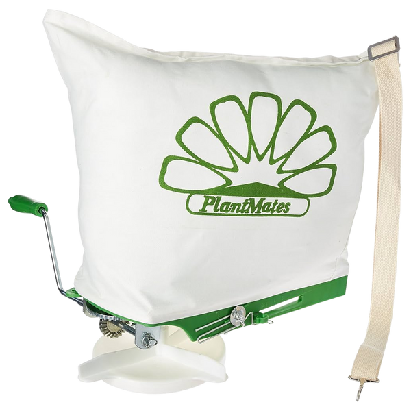 Plantmates® 76300 Handheld Broadcast Spreader – 25 lb Capacity with Canvas Bag