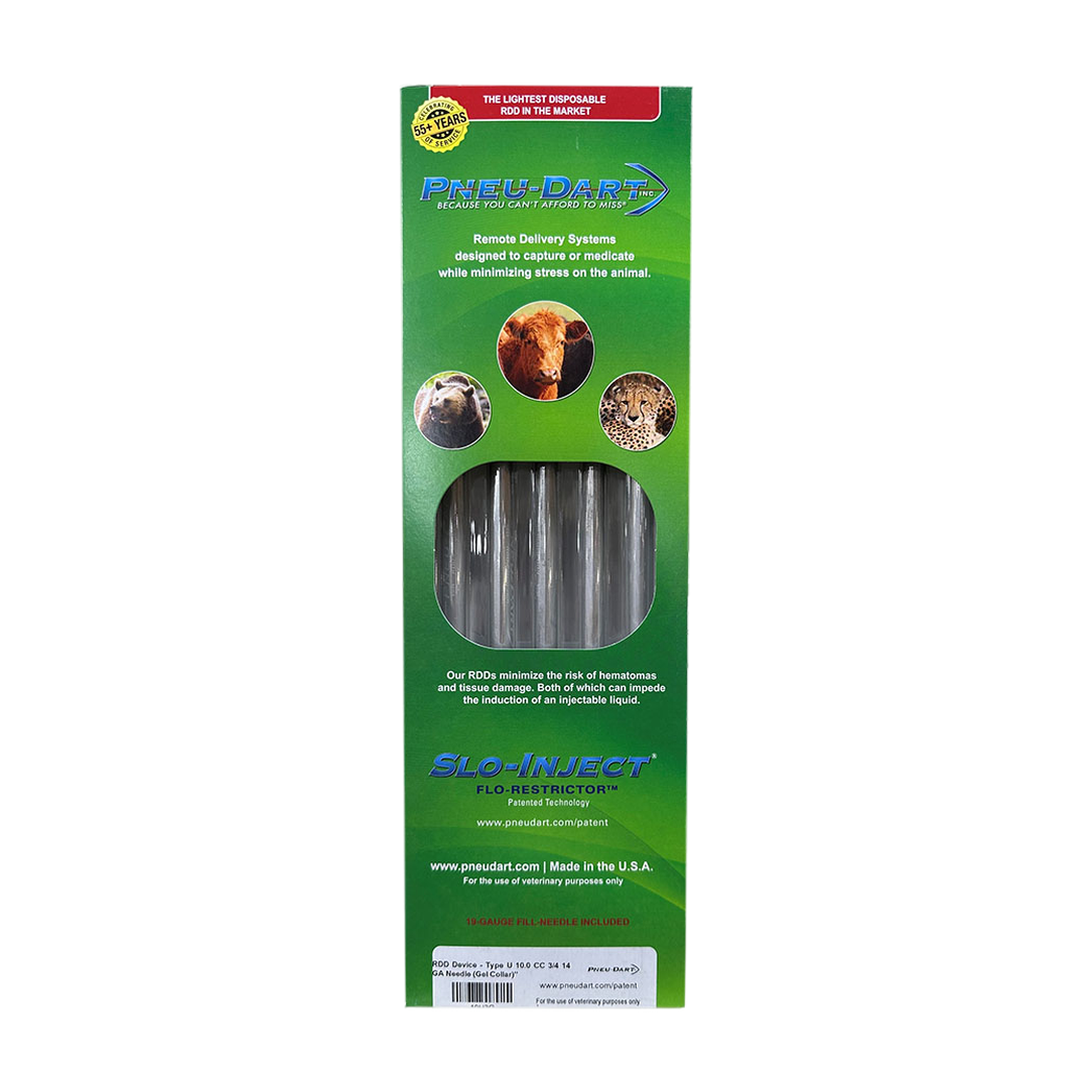 Pneu-Dart Needle Darts – 3/4" & 1/2" Type P & U (5-Pack) for Livestock & Wildlife