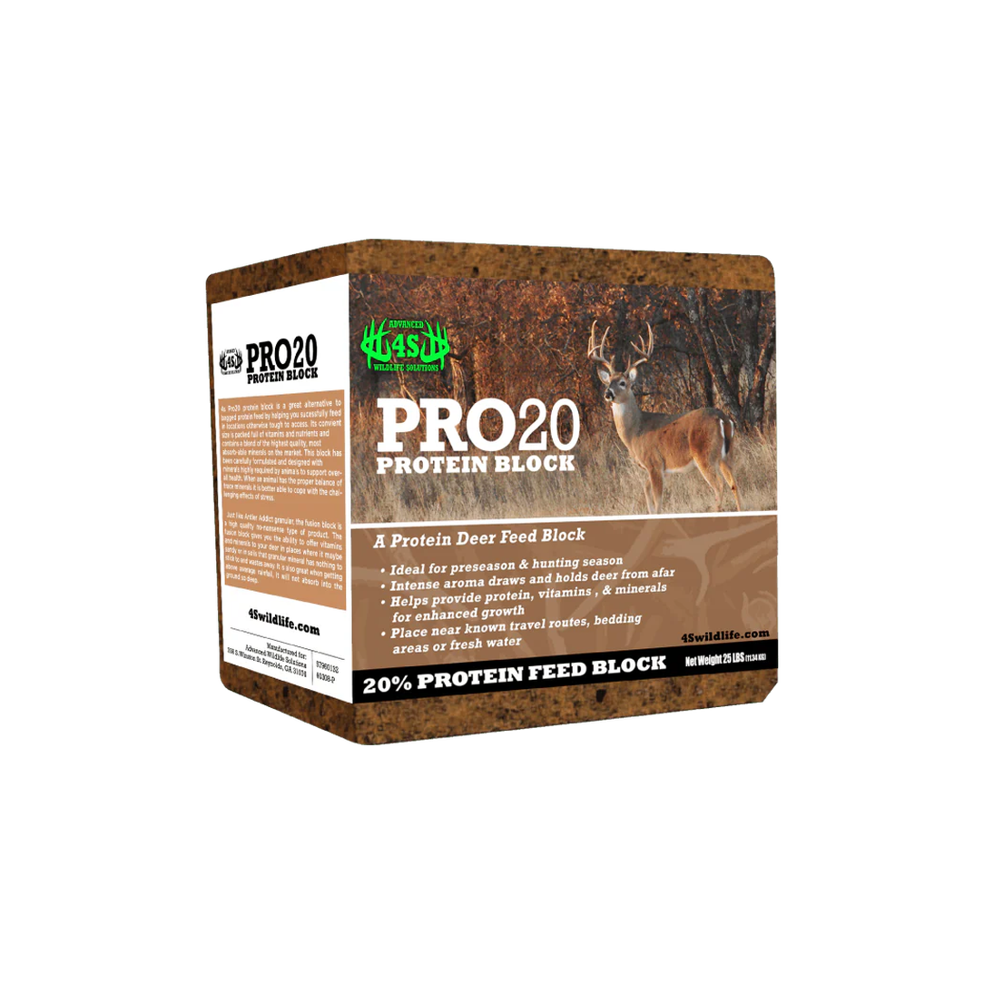 Pro20® Protein Block – 25 lb Wildlife Protein Supplement