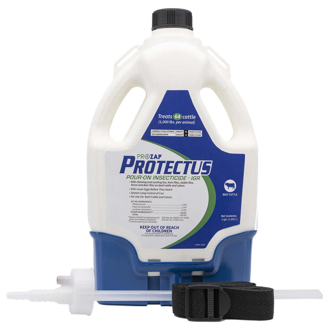 Prozap Protectus Pour-On Insecticide IGR - 0.5 Gallons
