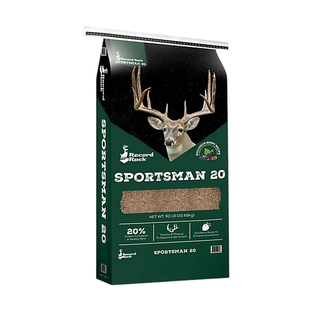 Rack Attract® Deer Feed – Whole Corn & Roasted Soybeans, 50 lb Bag