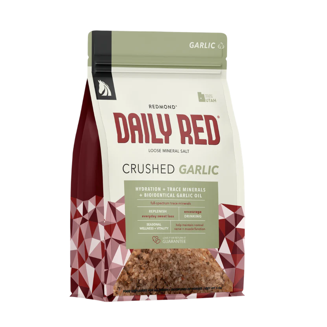 Redmond Crushed Garlic Mineral Salt - 5lb