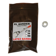 S & J Livestock Bands for XL Bander – 25 Pack Heavy-Duty Castration Bands