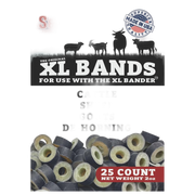 S & J Tools Tri-Bands – 25 Count Heavy-Duty Castration Rings