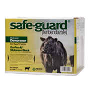 Safe-Guard® Medicated Dewormer Block 25 lb – Fenbendazole Parasite Control for Beef Cattle