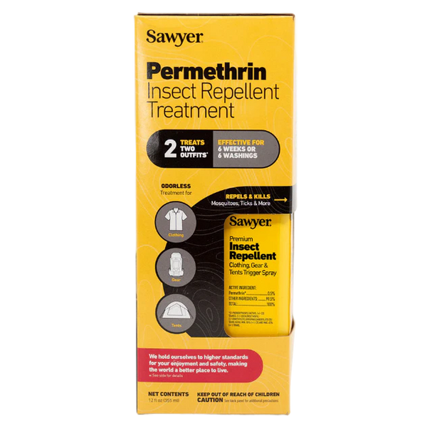 Sawyer® SP649 Permethrin Insect Repellent – 12 oz Fabric & Gear Treatment