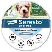 Seresto Small Dog Flea & Tick Collar (Under 18 lb, 8-Month Protection)