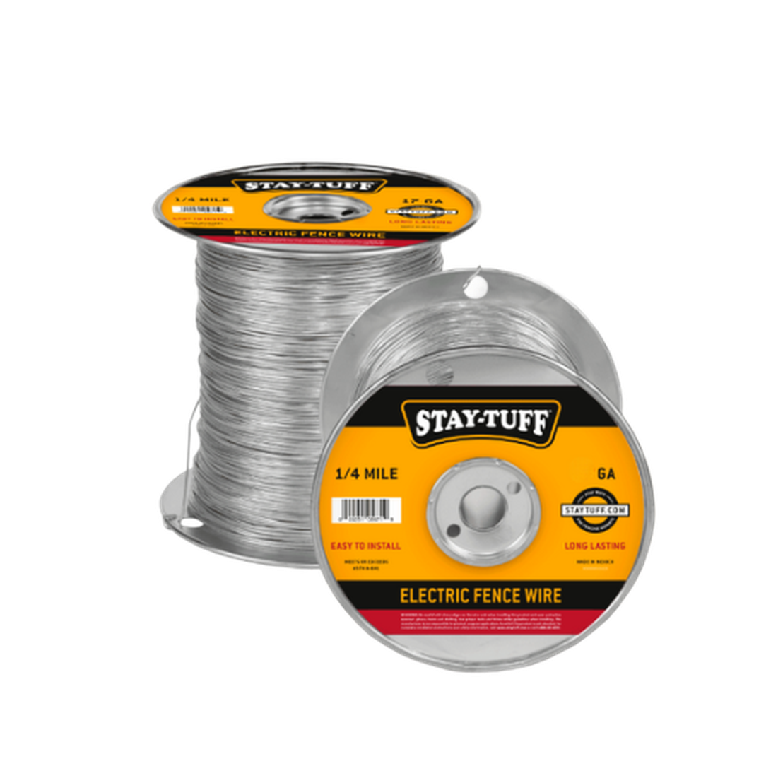 Stay Tuff® 14-Gauge Electric Fence Wire – 1/4 Mile Roll