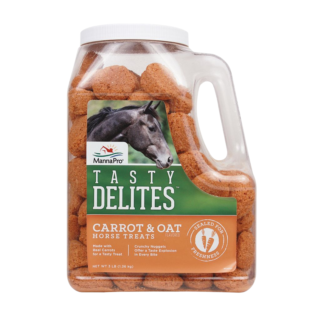 Tasty Delites Carrot Flavored Horse Treats - 3 lb
