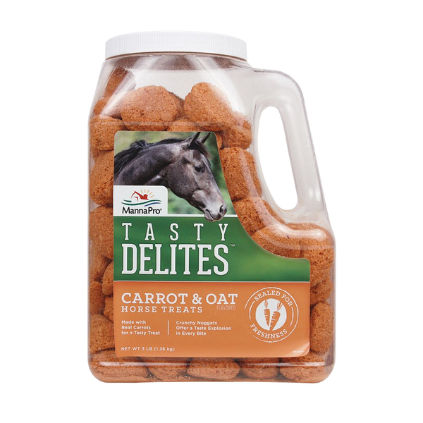 Tasty Delites Carrot Flavored Horse Treats - 3 lb