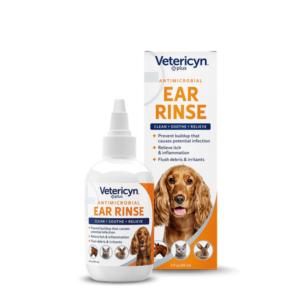 Vetericyn Plus Antimicrobial Ear Rinse - 3 oz