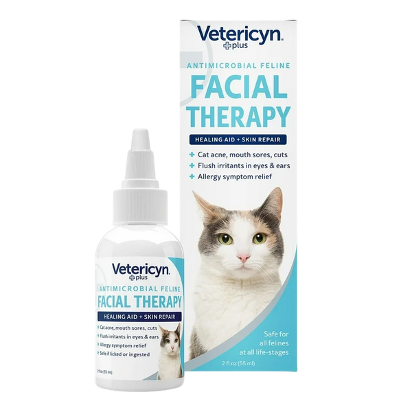 Vetericyn Plus Feline Antimicrobial Facial Therapy - 2 oz
