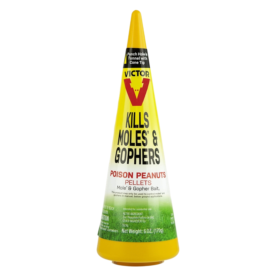 Victor® Mole & Gopher Poison Peanuts – 6 oz Container
