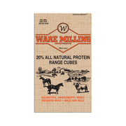 Ware 20% All Natural Range Cubes - 50 lb