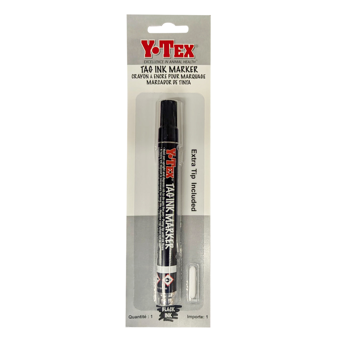 Y-Tex Ear Tag Marking Pen - Permanent, Fade-Resistant Livestock Tag Marker