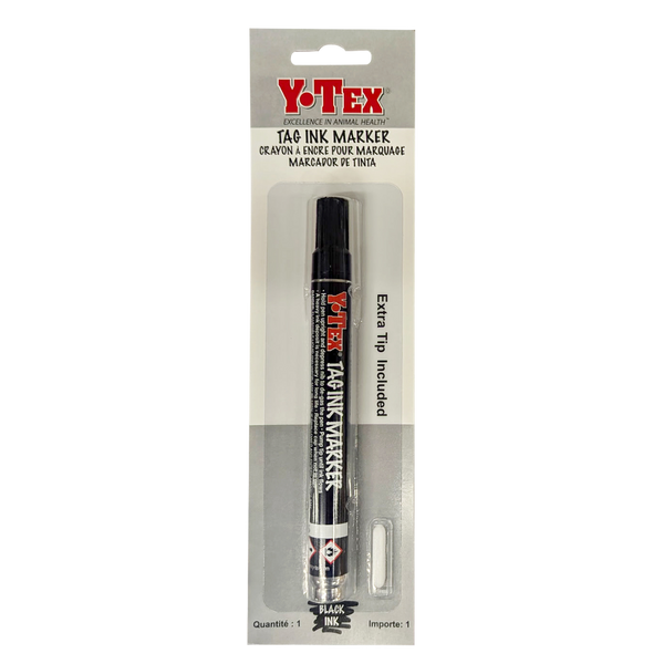 Y-Tex Ear Tag Marking Pen - Permanent, Fade-Resistant Livestock Tag Marker