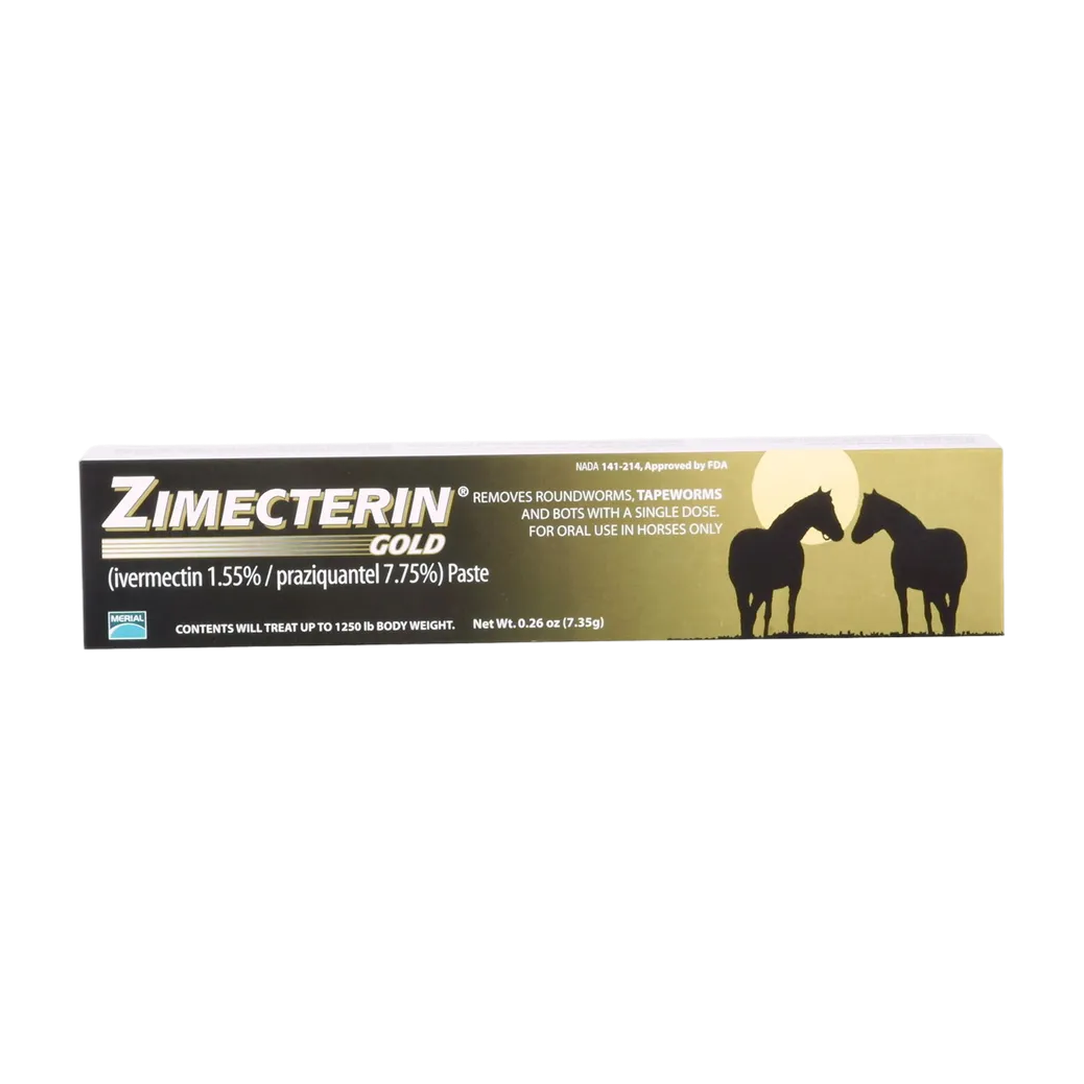 Zimecterin Gold Horse Dewormer Paste - .26 oz