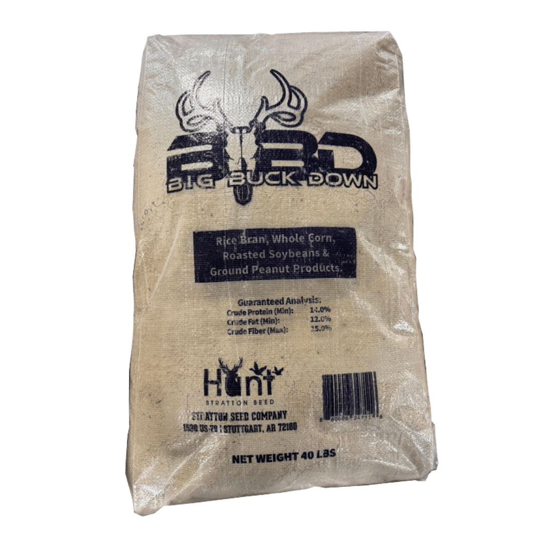 Big Buck Down® Deer Attractant – 40 lb Wildlife Feed & Scented Grain Blend