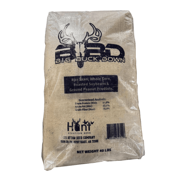 Big Buck Down® Deer Attractant – 40 lb Wildlife Feed & Scented Grain Blend