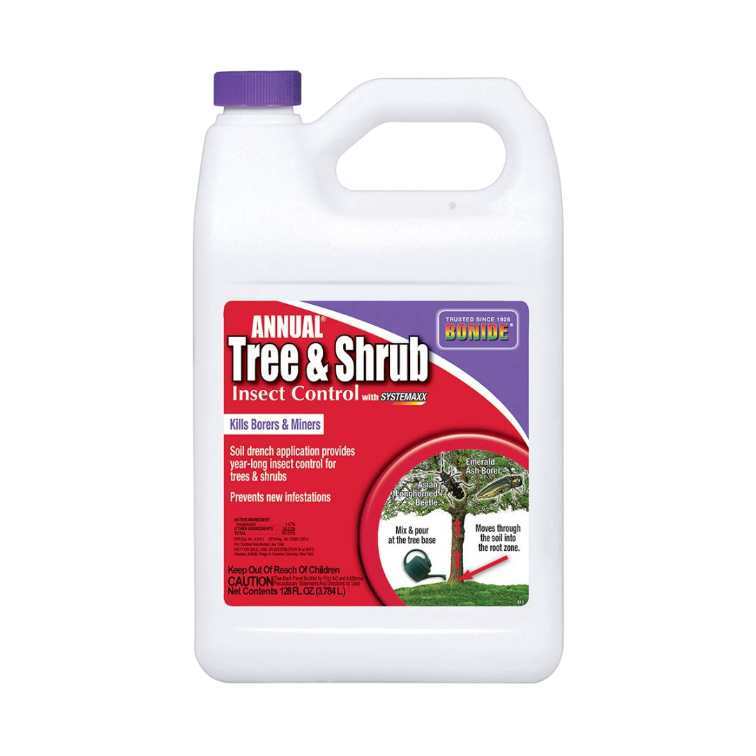 Bonide® Annual Tree & Shrub Insect Control with Systemaxx – 128 oz Concentrate