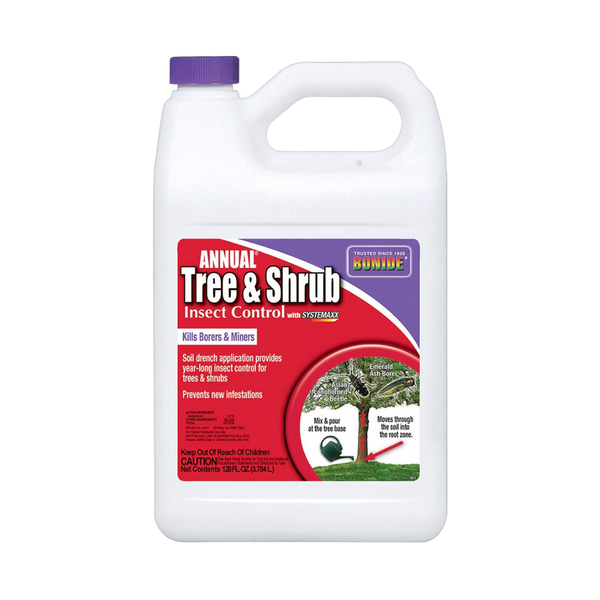 Bonide® Annual Tree & Shrub Insect Control with Systemaxx – 128 oz Concentrate