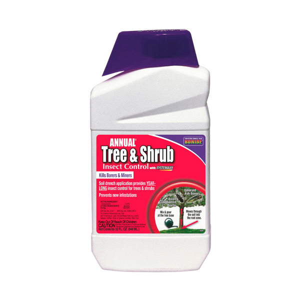 Bonide® Annual Tree & Shrub Insect Control with Systemaxx – 32 oz Concentrate