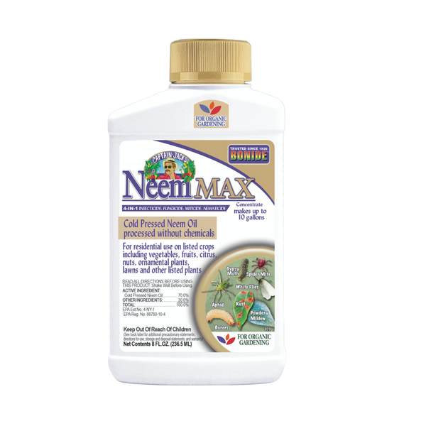 Bonide® Captain Jack’s Neem Max – 16 oz Concentrated Cold-Pressed Neem Oil