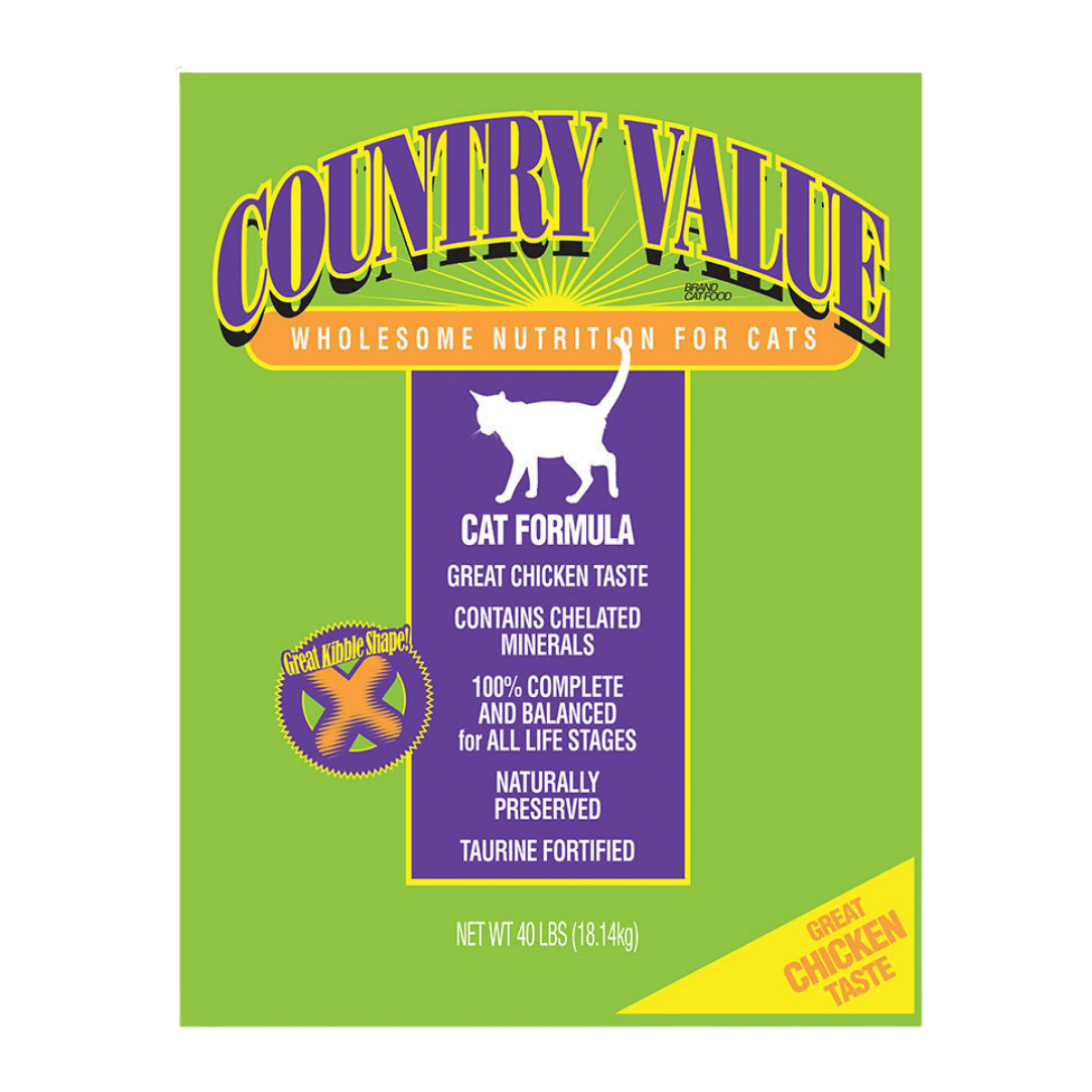 Country Value Cat Food - 40 lb