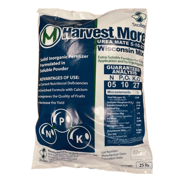 Harvest More Ureamate 5-10-27 – 25 lb Bag