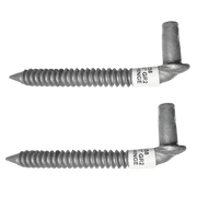 Heavy-Duty Lag Screw Gate Hinge – 6" x 5/8" Galvanized Steel for Wood Posts