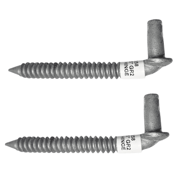 Heavy-Duty Lag Screw Gate Hinge – 6" x 5/8" Galvanized Steel for Wood Posts