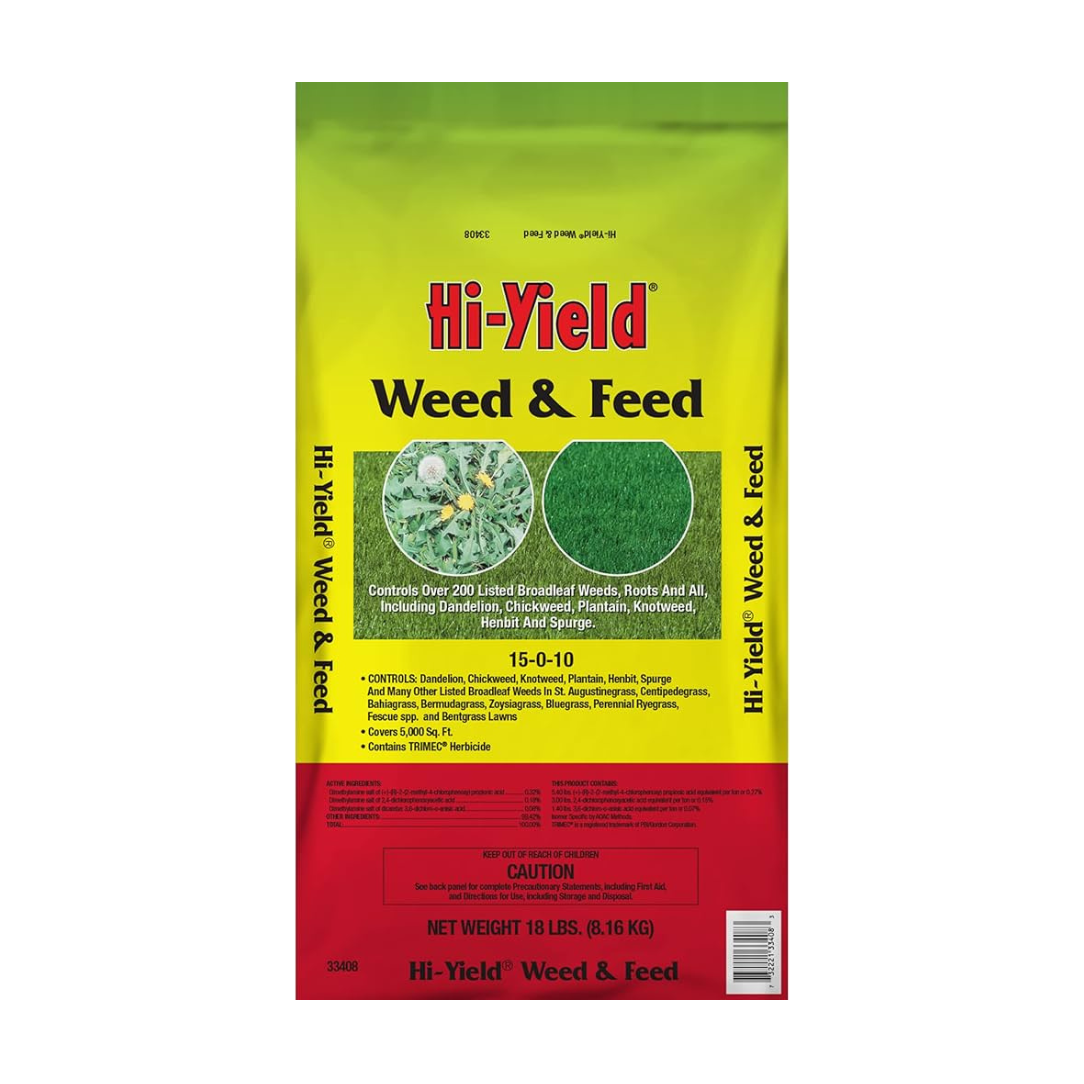 Hi-Yield® Weed & Feed 15-0-10 – 18 lb Lawn Fertilizer & Weed Control
