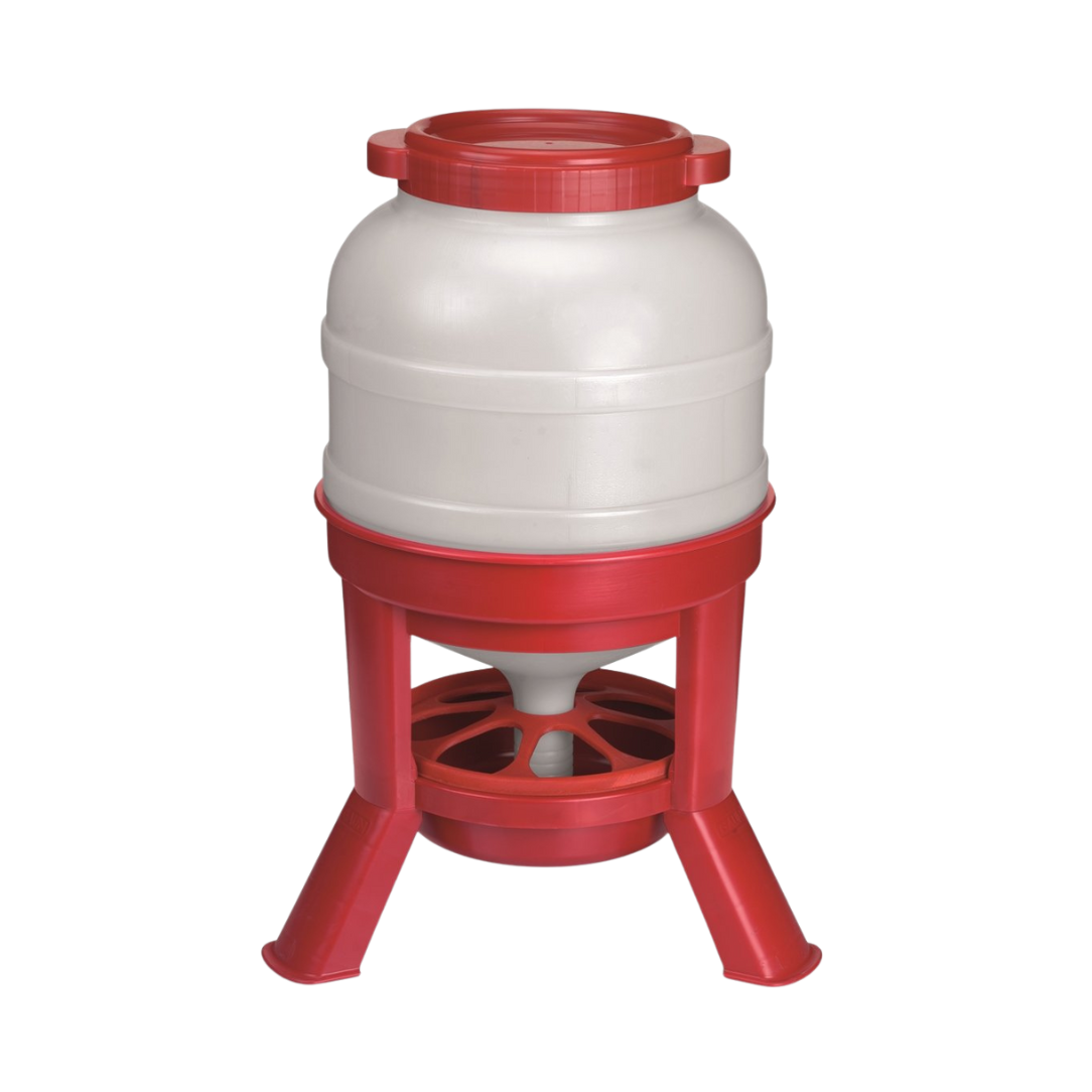 Little Giant 45 lb Heavy-Duty Dome Poultry Feeder – Gravity Flow Chicken Feeder