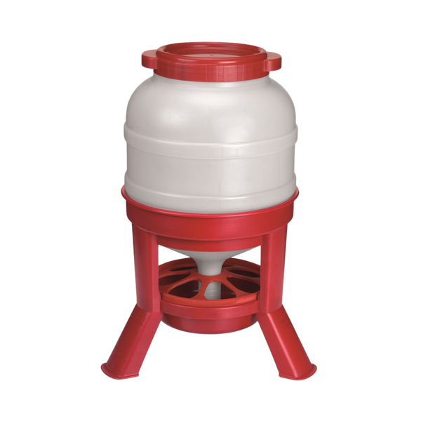 Little Giant 45 lb Heavy-Duty Dome Poultry Feeder – Gravity Flow Chicken Feeder