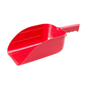 Little Giant Red Feed Scoop – 5 Pint Heavy-Duty Poly Scoop