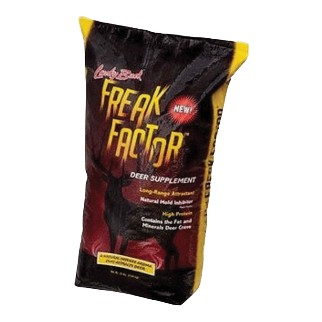 Lucky Buck® Freak Factor Long Range Attractant & Feed Supplement – 20 lb