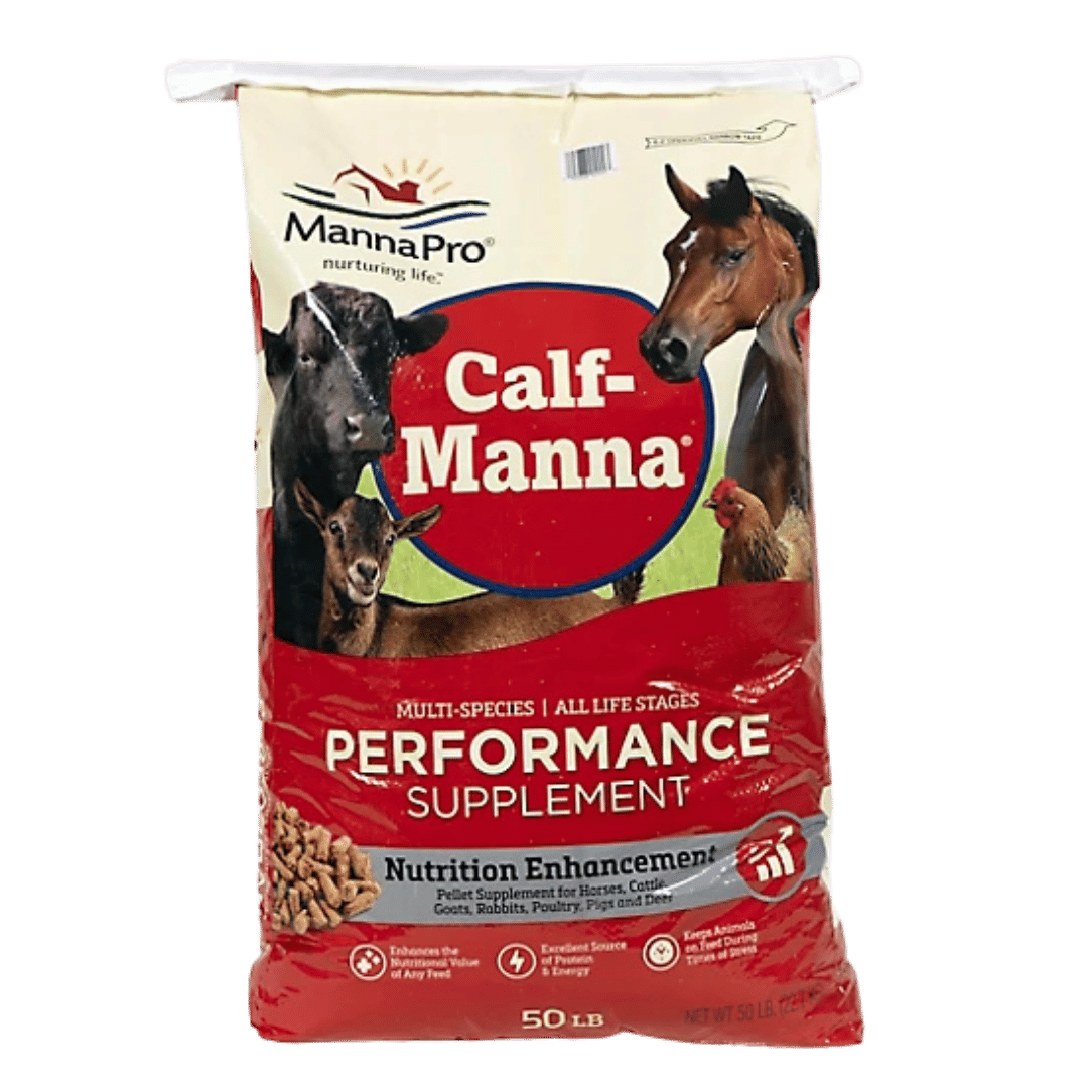 Manna Pro Calf-Manna Pelleted Livestock Supplement - 50 lb – Performance Booster for All Animals