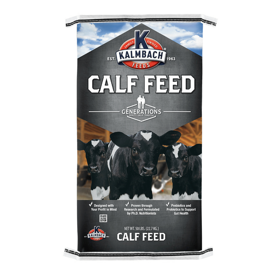 Premium All-Natural Calf Starter 18% – High-Energy Feed for Young Calves - 50 lb