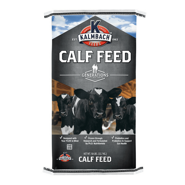 Premium All-Natural Calf Starter 18% – High-Energy Feed for Young Calves - 50 lb
