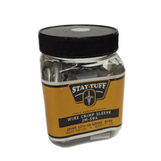 Stay-Tuff® Short Crimp Sleeves – 12.5–16 ga Fence Wire, 100 Pack
