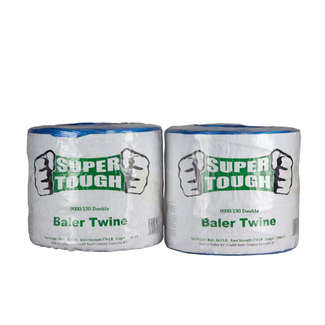 SUPERTOUGH Blue Poly Baler Twine – 20,000 ft / 110 lb Knot Strength (2-Pack)