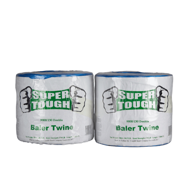 SUPERTOUGH Blue Poly Baler Twine – 20,000 ft / 110 lb Knot Strength (2-Pack)